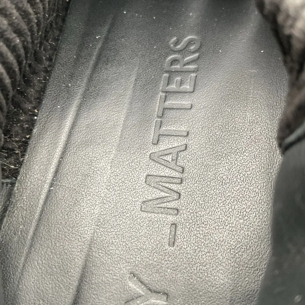 Gray Matters Navy and Black Suede Slip-On Flats